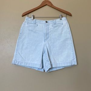 {Liz Claiborne} Denim Light Wash Jean Shorts